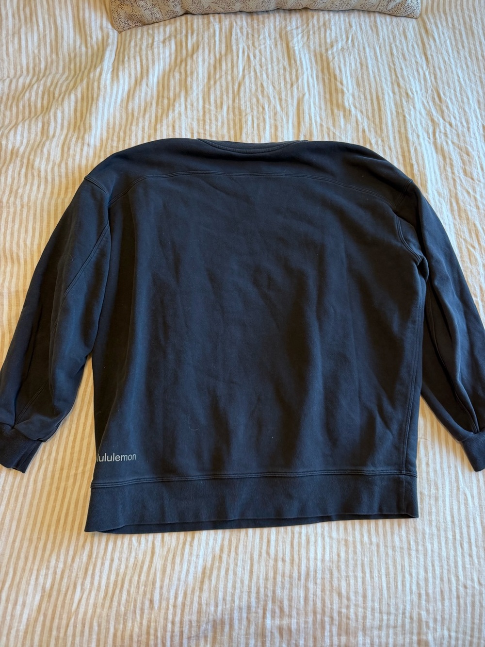 lululemon athletica Black Crewneck Sweatshirt